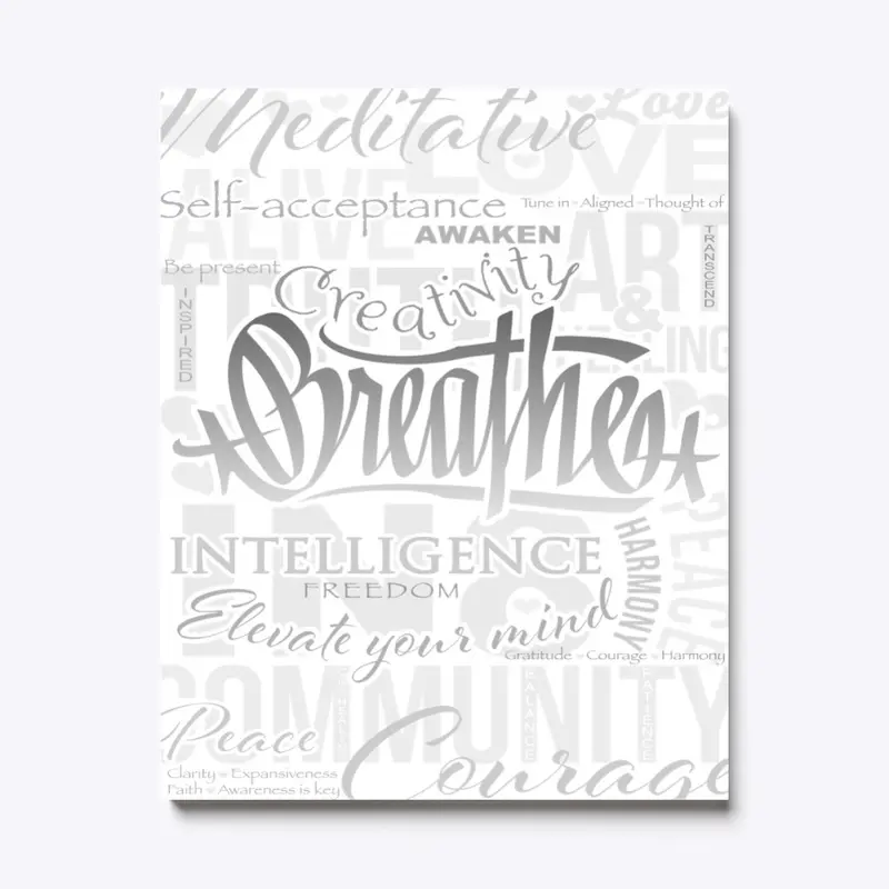 Breathing Affirmations - Poster/Canvas